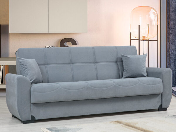 ספה תלת מושבית דגם STELLA בצבע אפור