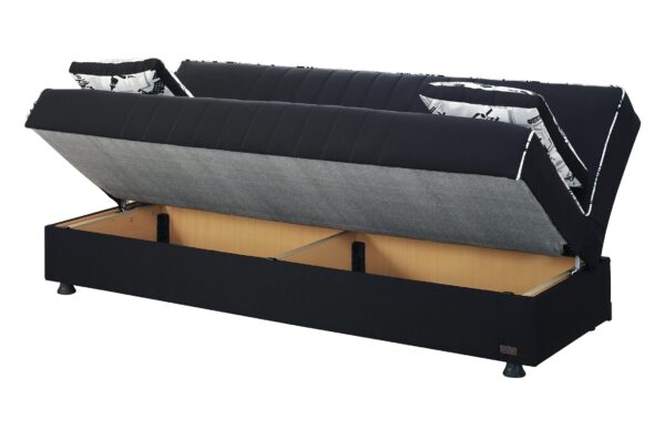 ספה נפתחת למיטה דגם TESLA בצבע שחור