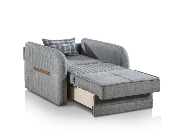 Односпальное кресло-кровать модель VIVA I серого цвета