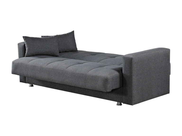 Трехместный диван с кроватью ARAS cерого цвета