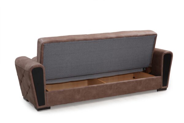 Диван-кровать в классическом стиле модель INKI коричневый