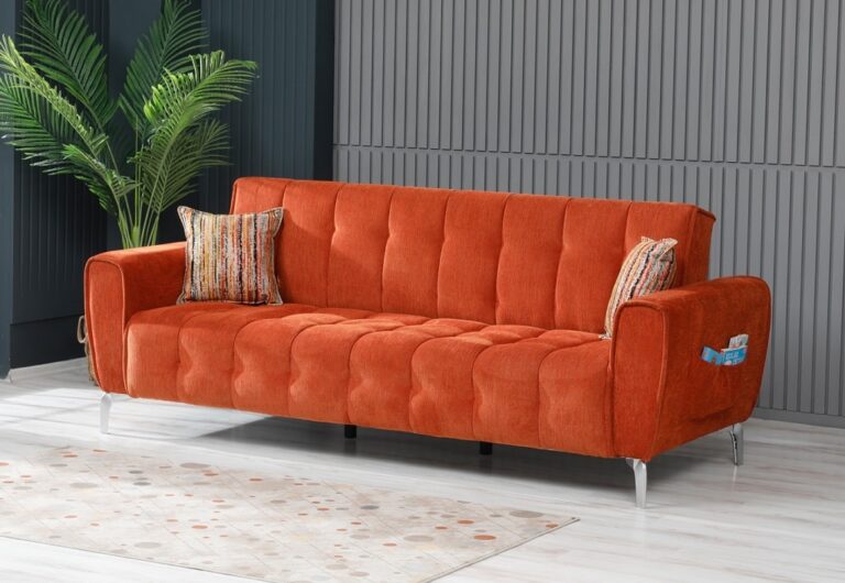 Эксклюзивный диван тройка модель STOKHOLM оранжевый