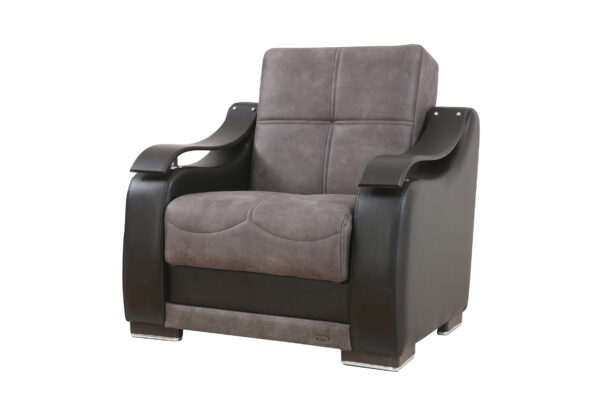 Кресло серого цвета модель ZAMBAK