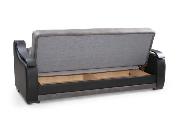ספה 3 לסלון דגם ZAMBAK בצבע אפור