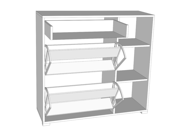 Ящик для обуви модель ARCO