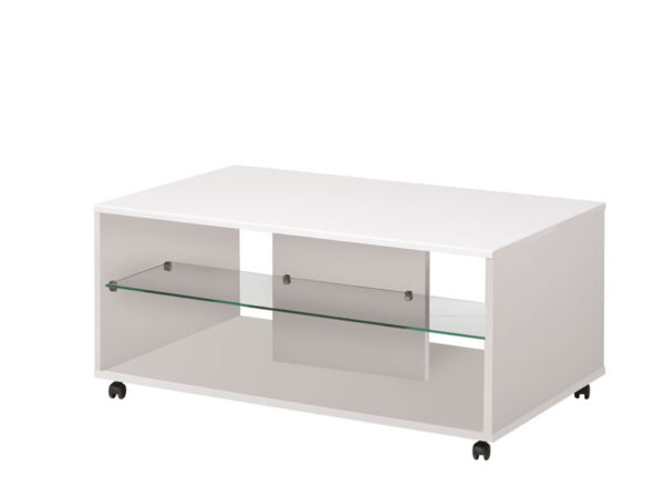 שולחן סלוני בצבע לבן דגם BERT