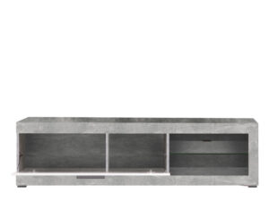 Тумбочка под телевизор 162 см модель RIGA серого цвета