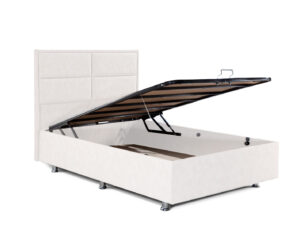 Односпальная кровать 90/190 см модель ANGEL белого цвета