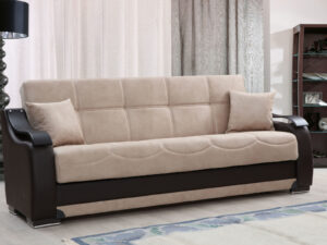 Раскладной диван-книжка модель ZAMBAK бежевого цвета