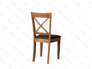 Удобный стул для гостиной в цвете бук модель X