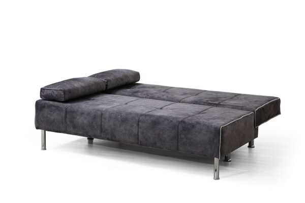 Раскладной диван с двуспальной кроватью PUMA серого цвета