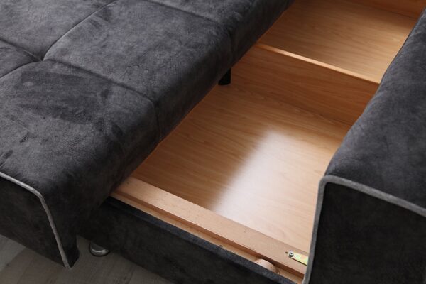 ספה נפתחת למיטה זוגית דגם PUMA בצבע אפור
