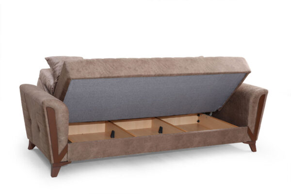 ספה מפוארת לסלון דגם ARIZONA בצבע חום