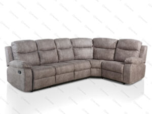 Угловой диван с реклайнером модель CHICAGO-1 серый